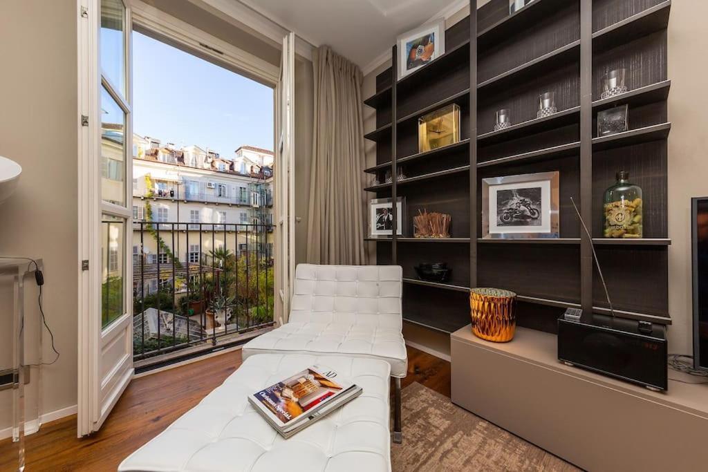 Splendido Appartamento In Piazza San Carlo Turín Exterior foto