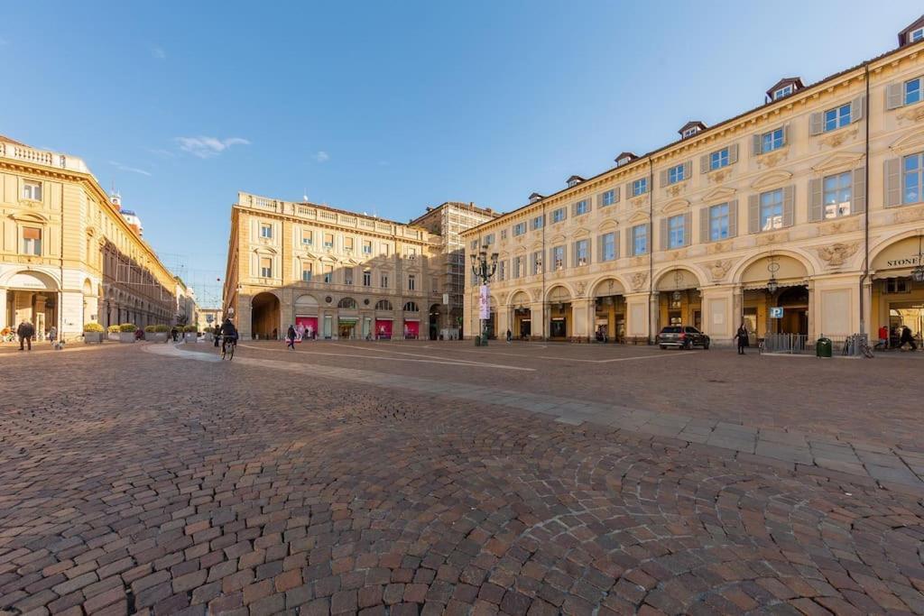 Splendido Appartamento In Piazza San Carlo Turín Exterior foto