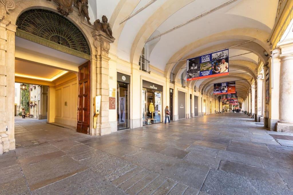 Splendido Appartamento In Piazza San Carlo Turín Exterior foto